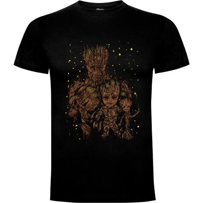 Camiseta The Evolution of Groot - Camisetas DrMonekers
