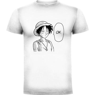Camiseta Ok Luffy - Camisetas Anime - Manga