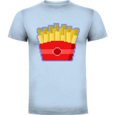 Camiseta Pixel Fries - Camisetas Chulas