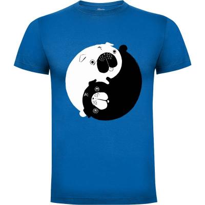 Camiseta Yin Yang Pugs - Camisetas Alan Bao