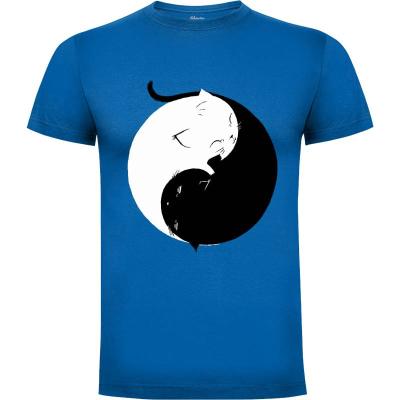 Camiseta Yin Yang Kittens - Camisetas Divertidas