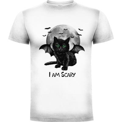 Camiseta Scary Cat - Camisetas Vincent Trinidad