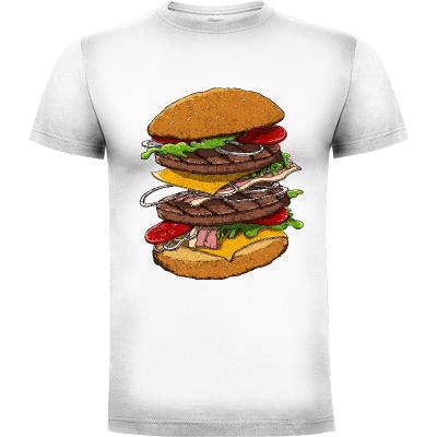 Camiseta Hamburger - Camisetas Frikis