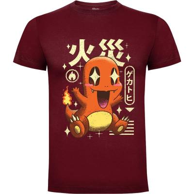 Camiseta Kawaii Fire - Camisetas Kawaii