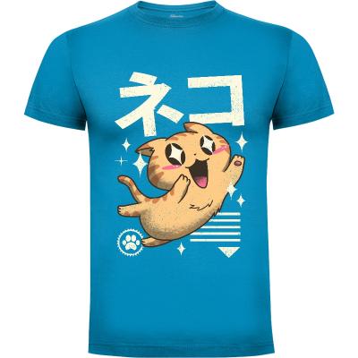 Camiseta Kawaii Feline - Camisetas Vincent Trinidad