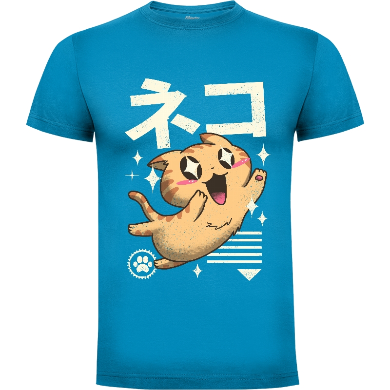 Camiseta Kawaii Feline
