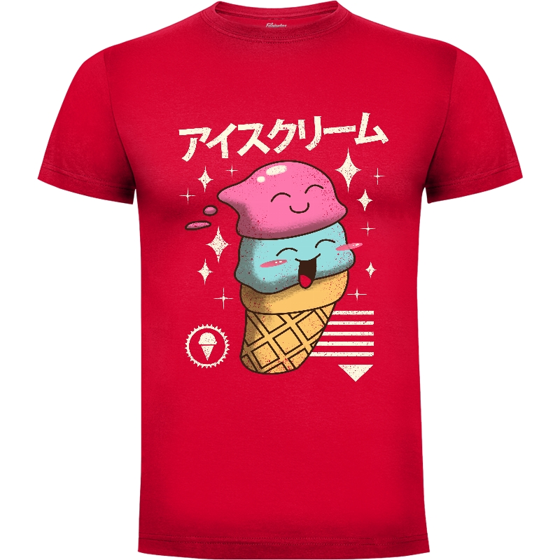 Camiseta Kawaii Ice Cream
