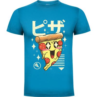 Camiseta Kawaii Pizza - Camisetas Kawaii