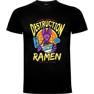 Camiseta Destruction Ramen - Camisetas CoD Designs