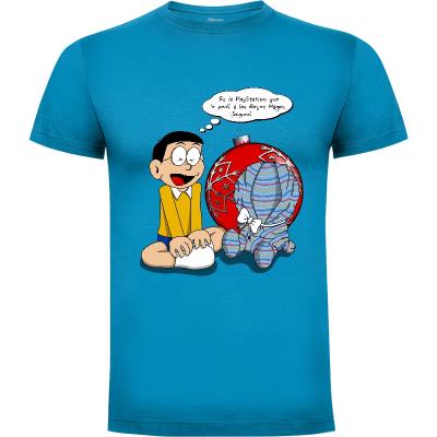 Camiseta PlayDoraemon - Camisetas Navidad