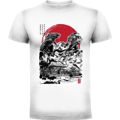 Camiseta Attack on Japanese Temple - Camisetas DrMonekers