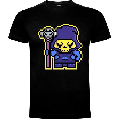 Camiseta Pixel Skeletor - Camisetas Dibujos Animados