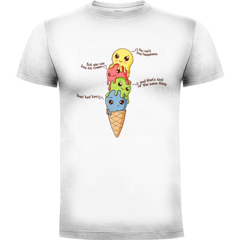 Camiseta Ice Cream Happiness