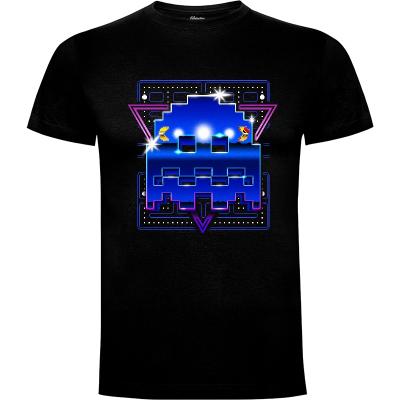 Camiseta Pac-Retrowave - Camisetas Demonigote
