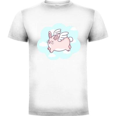 Camiseta Conejo Volador - Camisetas Sombras Blancas