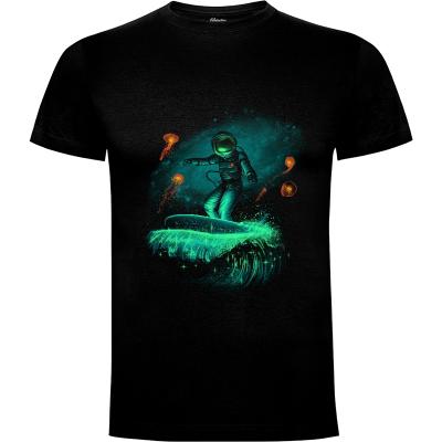 Camiseta Space Surfer - Camisetas Originales