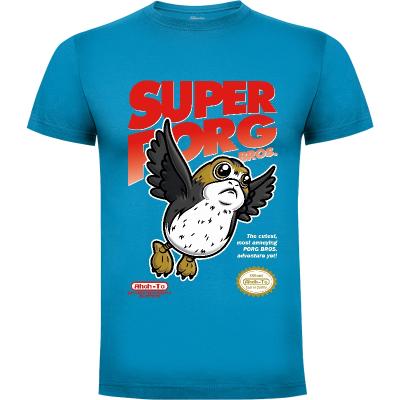 Camiseta Super Porg Bros v2 - 
