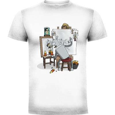 Camiseta Bender self portrait - Camisetas Dibujos Animados