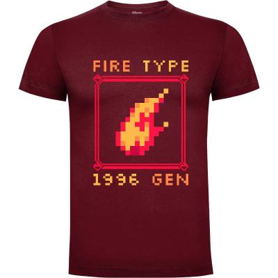 Camiseta Tipo Fuego - Camisetas Geekydog