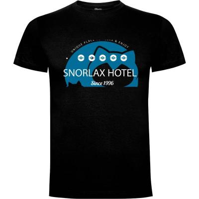 Camiseta Snorlax hotel - Camisetas Yolanda Martínez