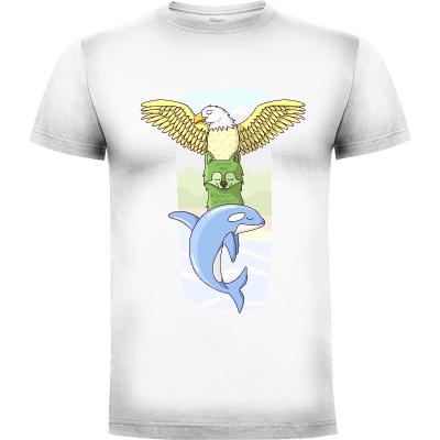 Camiseta Tierra, Aire y Agua - Camisetas Naturaleza