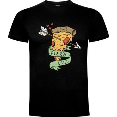 Camiseta Pizza Love - Camisetas Vincent Trinidad
