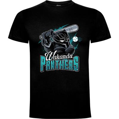 Camiseta Wakanda Panthers - Camisetas Cine