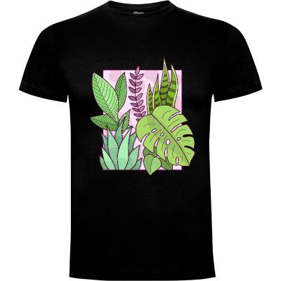 Camiseta Framed Plants - Camisetas Sombras Blancas