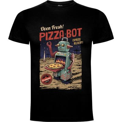 Camiseta Pizza Bot - Camisetas Vincent Trinidad