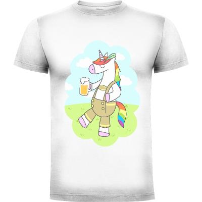 Camiseta Unicorn Oktoberfest - Camisetas Sombras Blancas