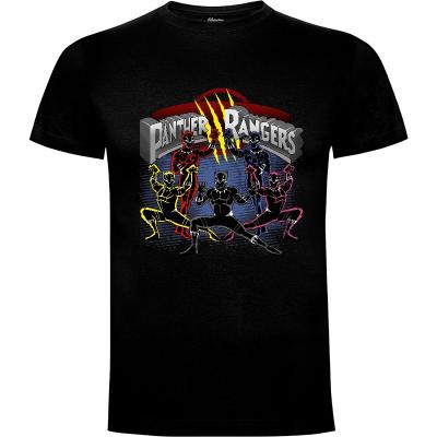 Camiseta Panther Rangers - Camisetas Comics