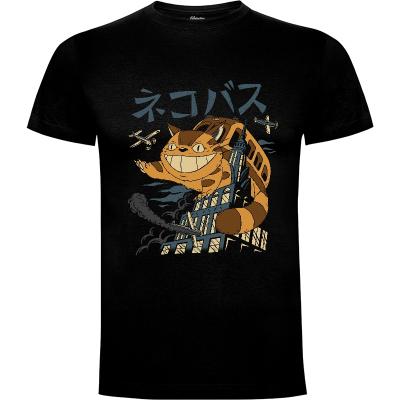 Camiseta Cat Bus Kong - Camisetas Anime - Manga