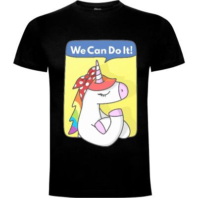 Camiseta Unicorn Girl Power - Camisetas Frikis