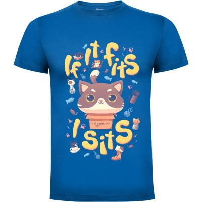 Camiseta If It Fits I Sits - Camisetas Geekydog