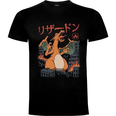 Camiseta Fire Kaiju - Camisetas Vincent Trinidad