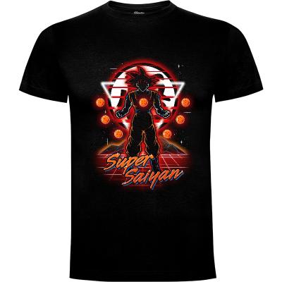 Camiseta Retro Super Saiyan - Camisetas Anime - Manga