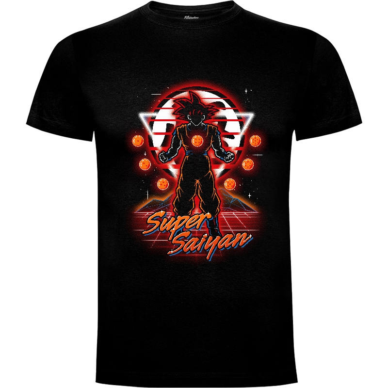 Camiseta Retro Super Saiyan