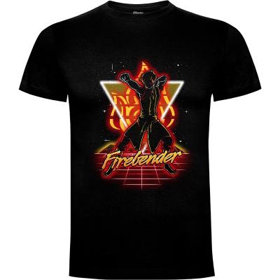 Camiseta Retro Firebender - Camisetas Dibujos Animados
