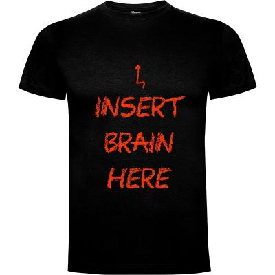 Camiseta Insert brain - Camisetas PsychoDelicia