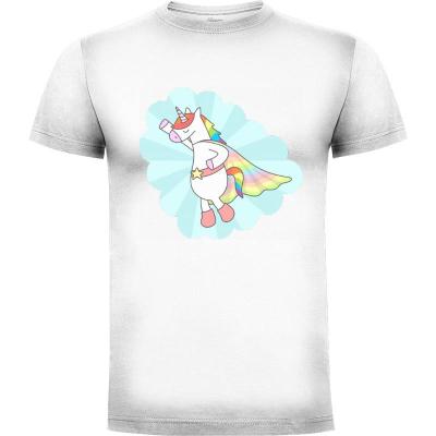 Camiseta Unicorn Superhero - Camisetas Sombras Blancas