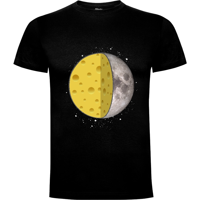 Camiseta A cheesy moon.