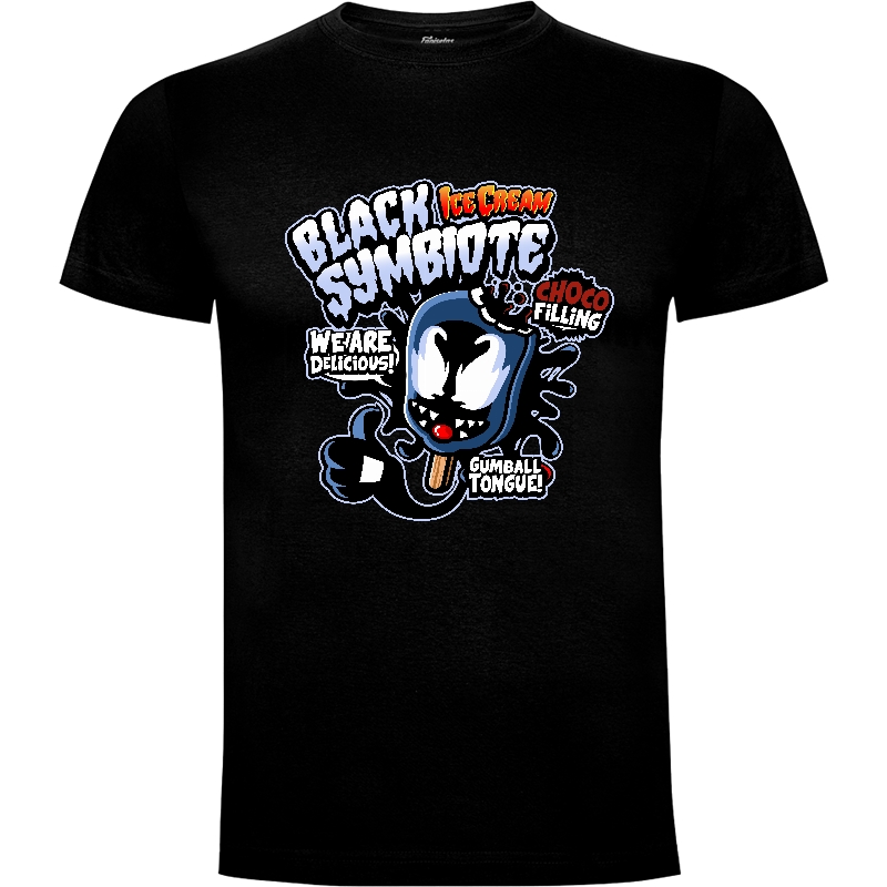 Camiseta Black Symbiote Ice Cream II