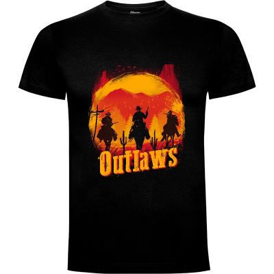 Camiseta Sunset Outlaws - Camisetas Originales
