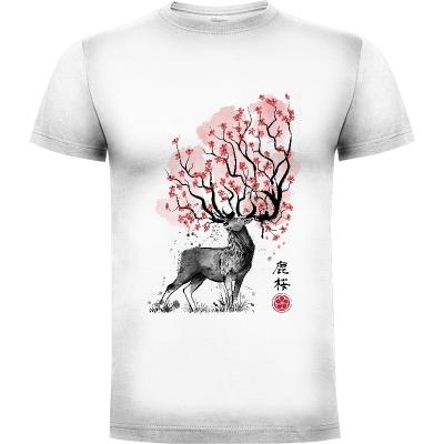 Camiseta Sakura Deer - Camisetas Originales