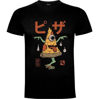 Camiseta Yokai Pizza - Camisetas Kawaii