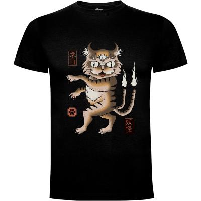 Camiseta Yokai Cat - Camisetas Kawaii