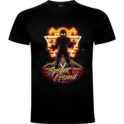 Camiseta Retro Spider Friend - Camisetas Retro