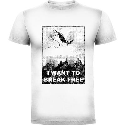 Camiseta I Want to Break Free - Negro - Camisetas Getsousa
