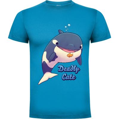 Camiseta Deadly Cute Orca - Camisetas Kawaii
