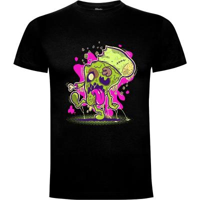 Camiseta Zombie Pizza - Camisetas Halloween